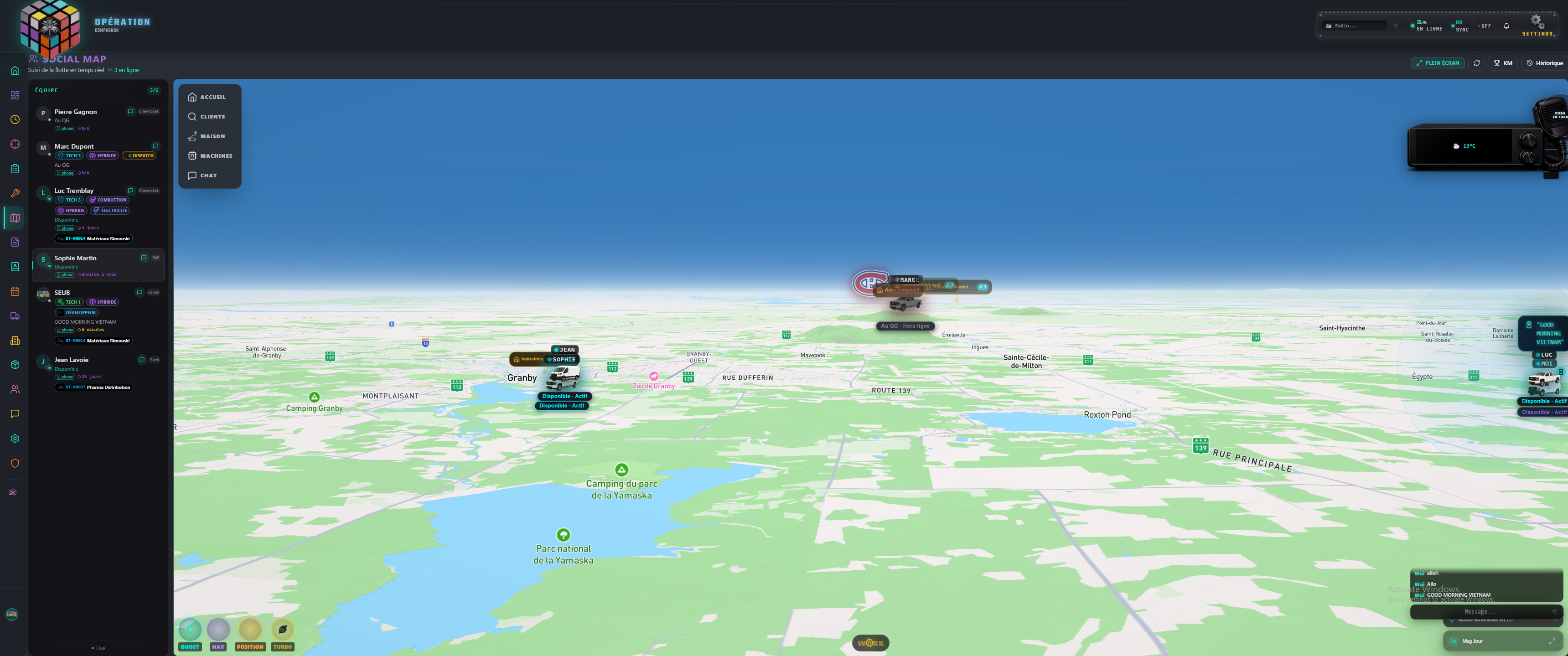 3D Social Navigation