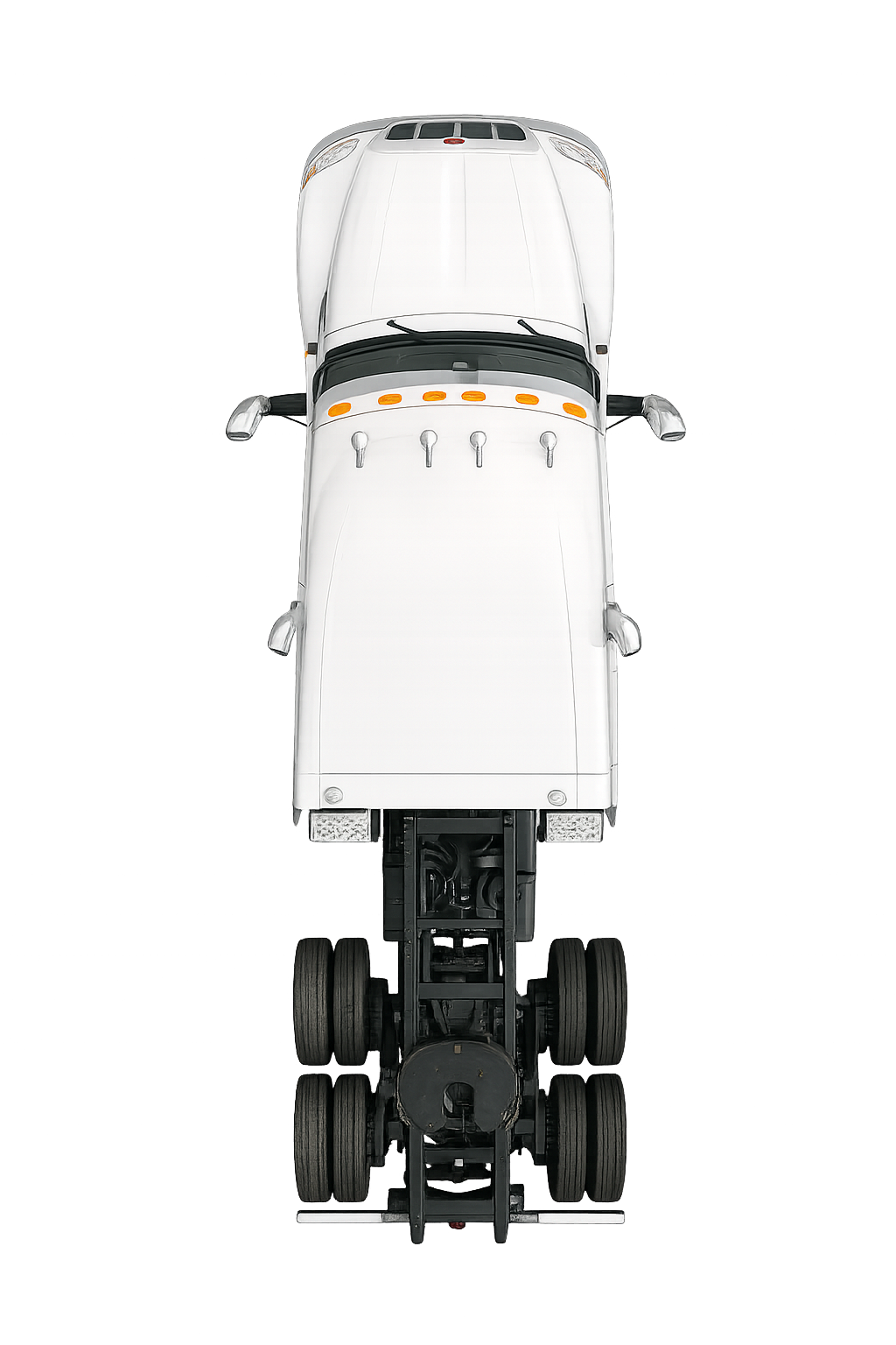 GPS pin Semi-Truck